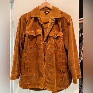 Madewell Corduroy Yorkway Shirt-Jacket - Gold - Small